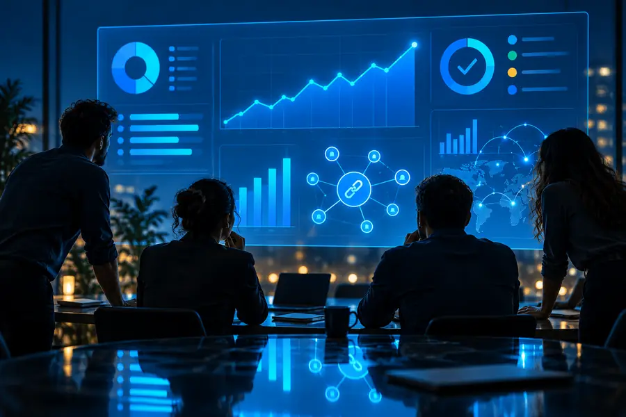SEO dashboard used for evidence-based evaluation